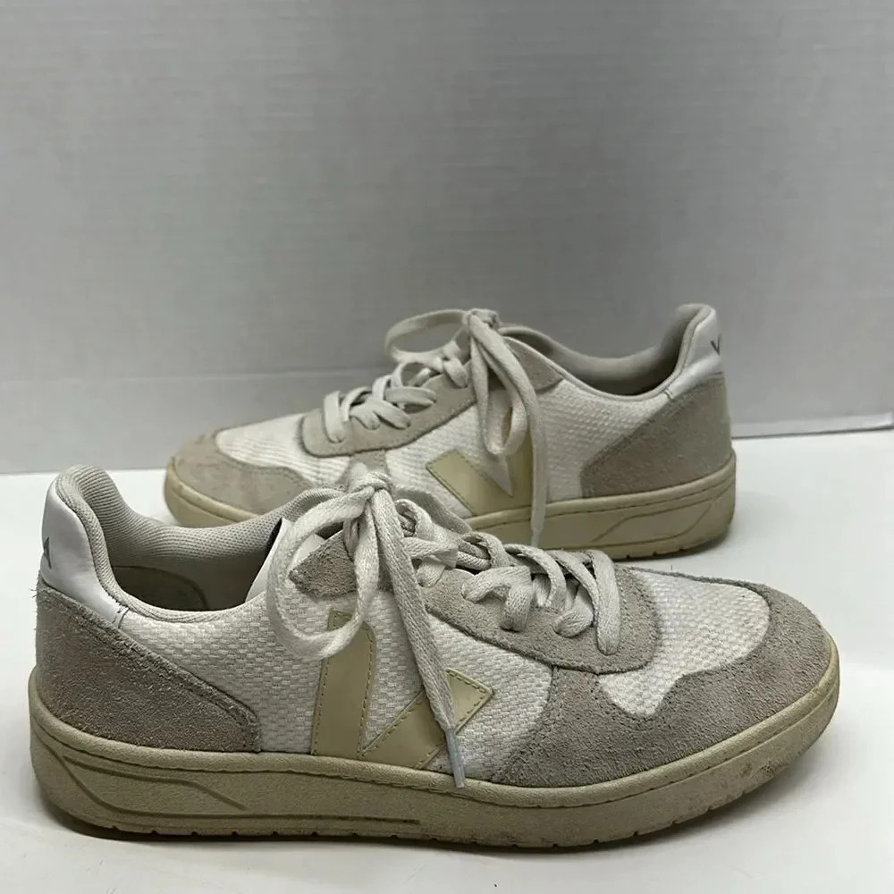 Veja Rio Branco Sneaker Shoes Lace Up Athletic Shoe Gray Suede Women's Size 9
